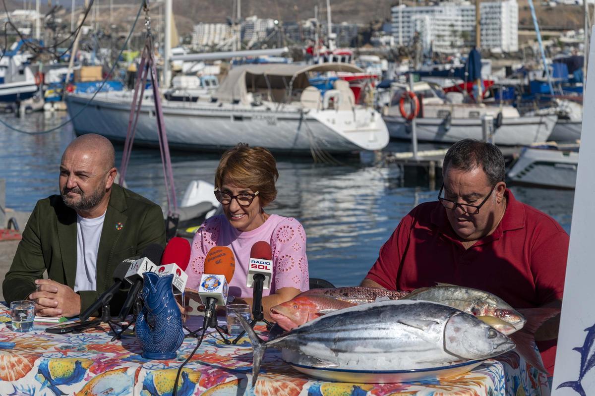 Momento de la presentación de la 6ª Feria del Atún y el Mar de Mogán.