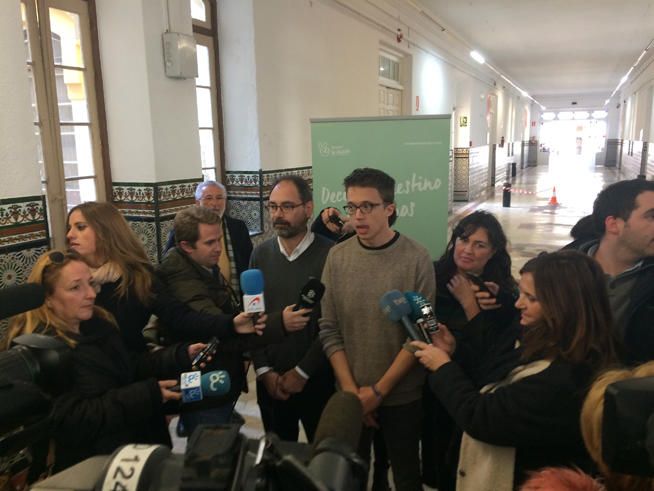 Visita de Íñigo Errejón a Málaga