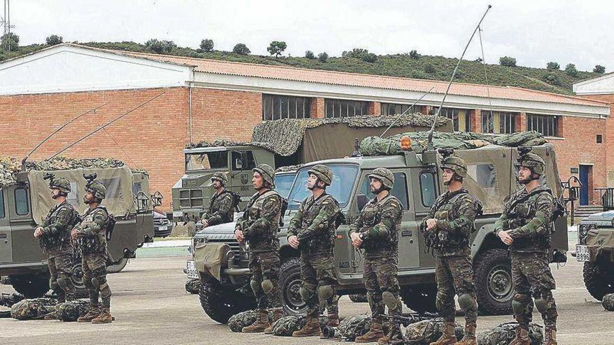 Un grup de militar a la base, en una foto d'arxiu.