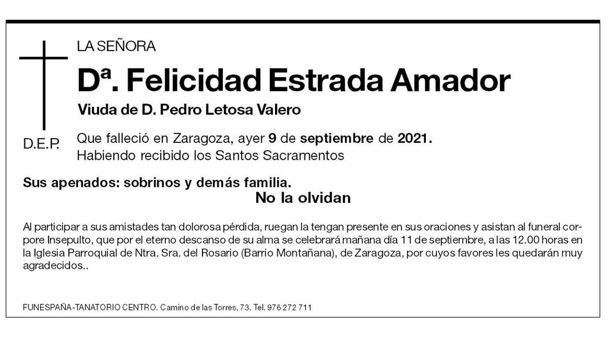 Felicidad Estrada Amador