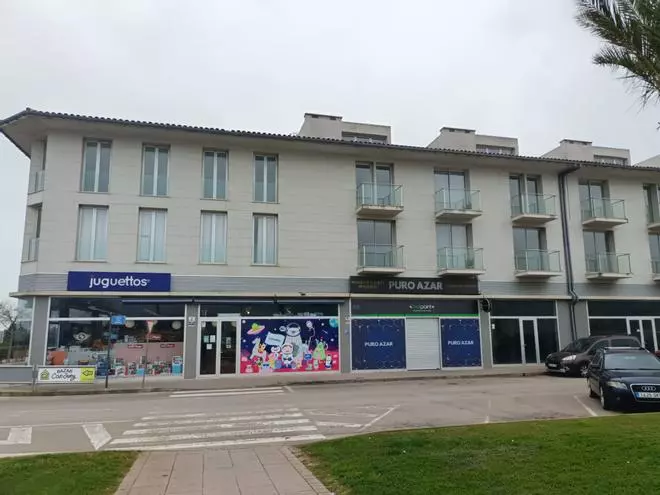 El edificio de sa Pobla y sus alrededores, en imágenes.