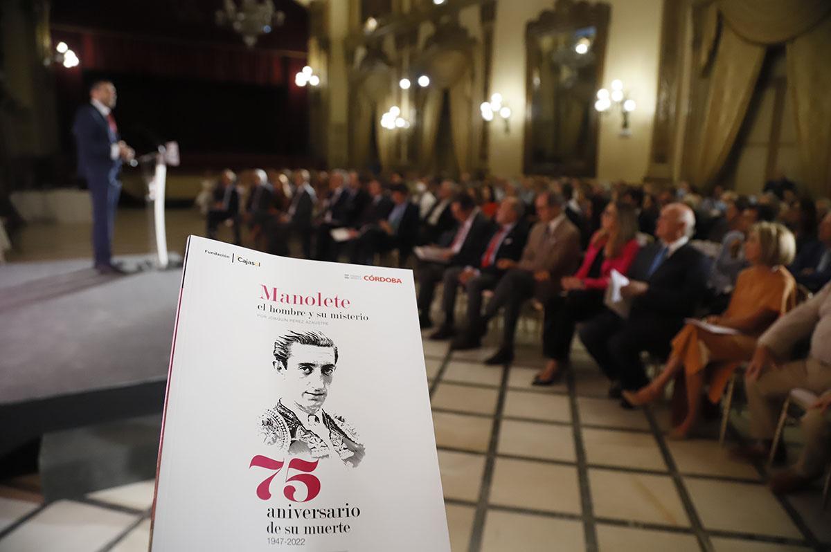 Presentación del libro Manolete