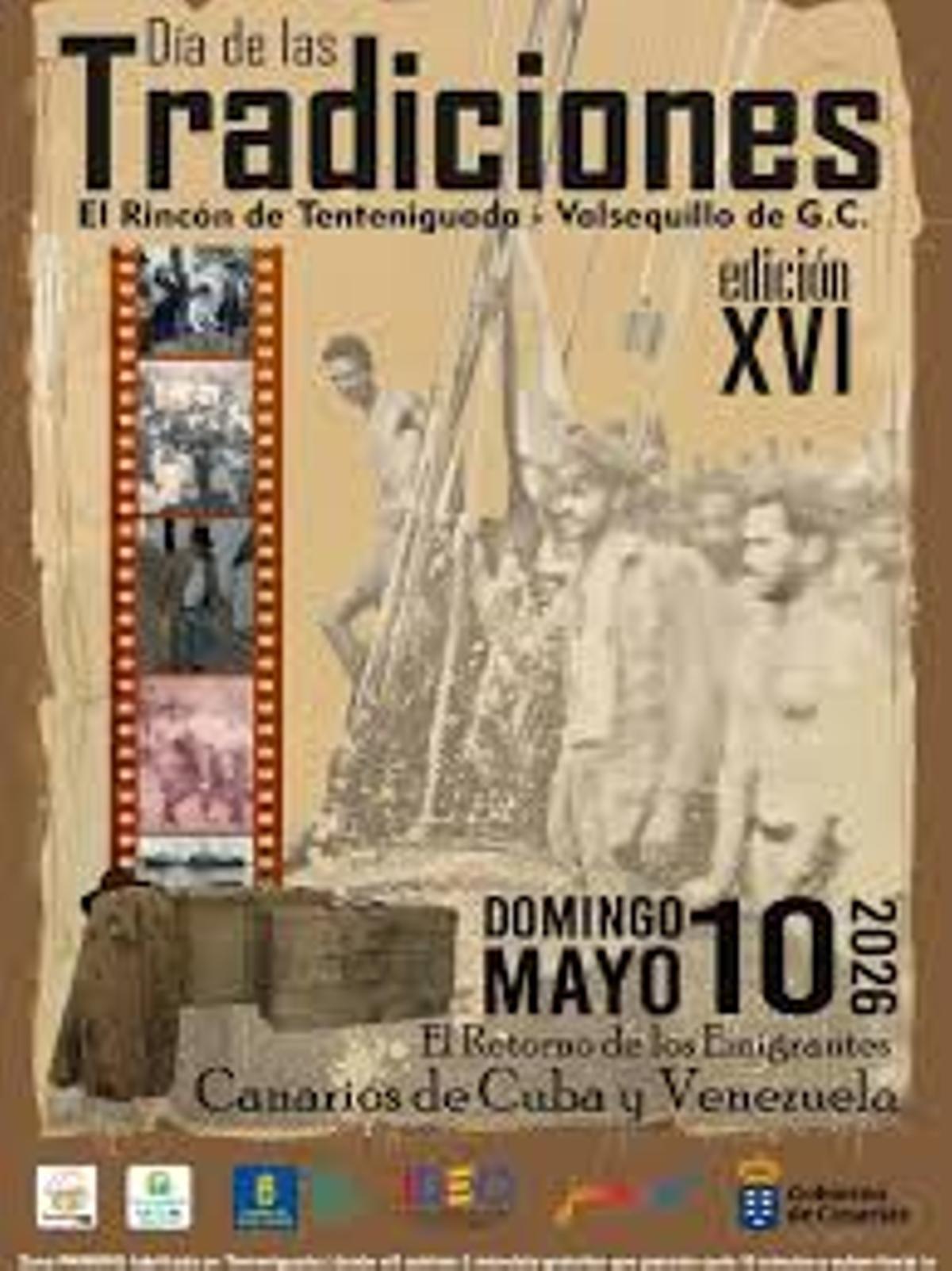 Cartel del Día de las Tradiciones