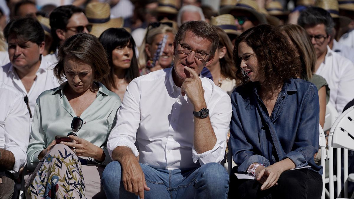 Alberto Núñez Feijóo e Isabel Díaz Ayuso.