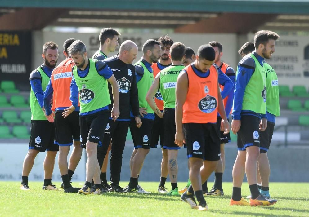 Pepe Mel programa una sesión exigente para insistir en aspectos tácticos.