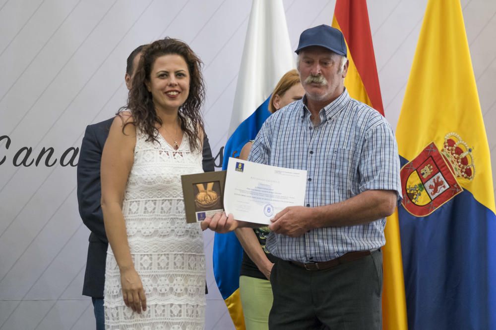 Entrega de premios a los mejores quesos y vinos de Gran Canaria