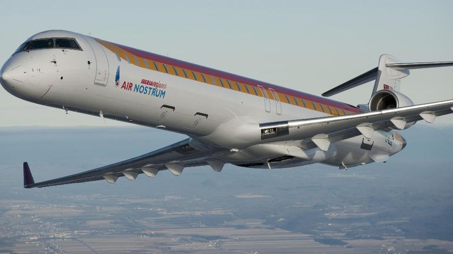 Una aeronave de la compañía aérea.