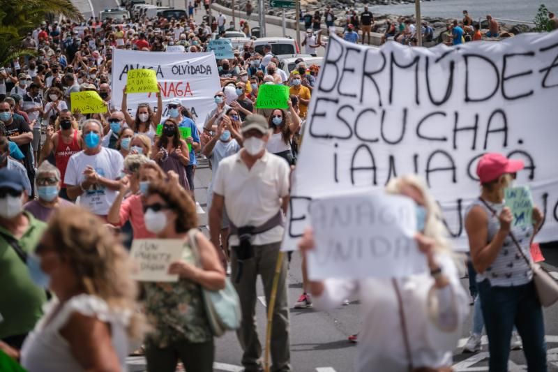 Manifestación para pedir un segundo puente en San Andrés