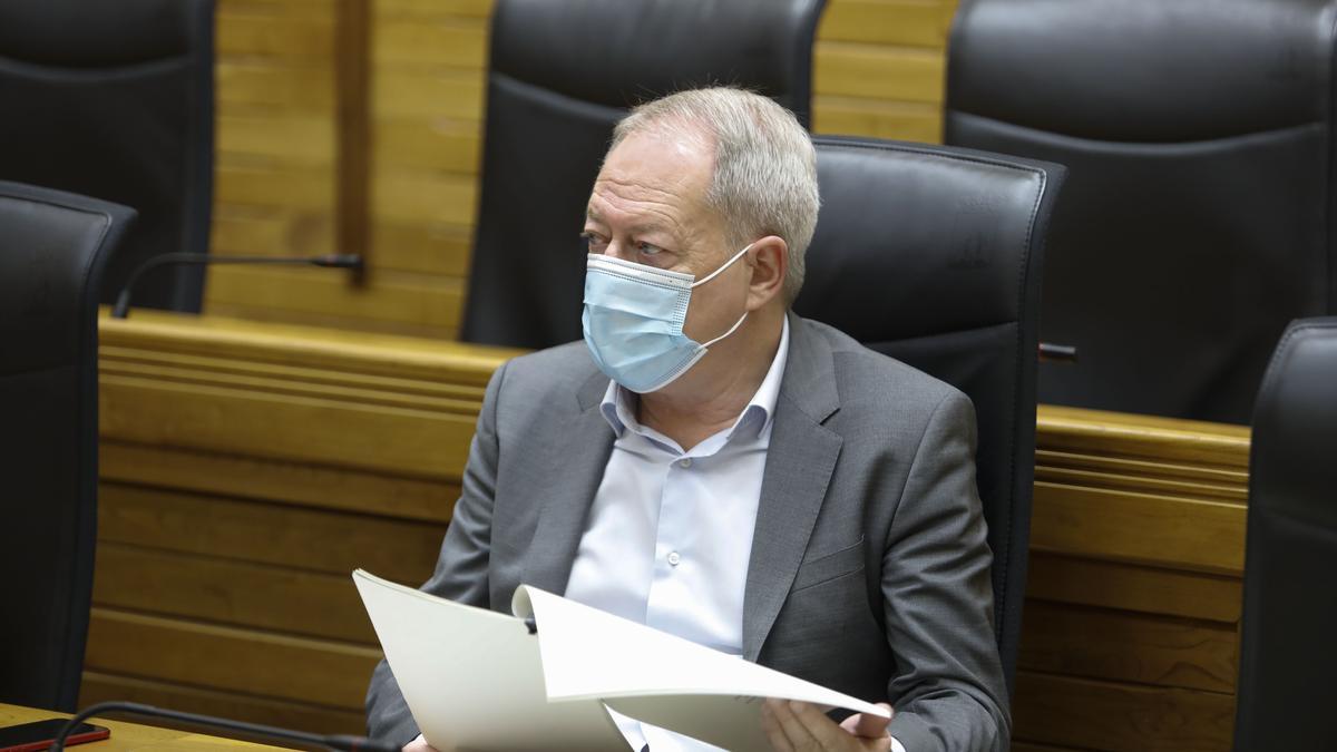 Aurelio Martín, en un Pleno municipal.