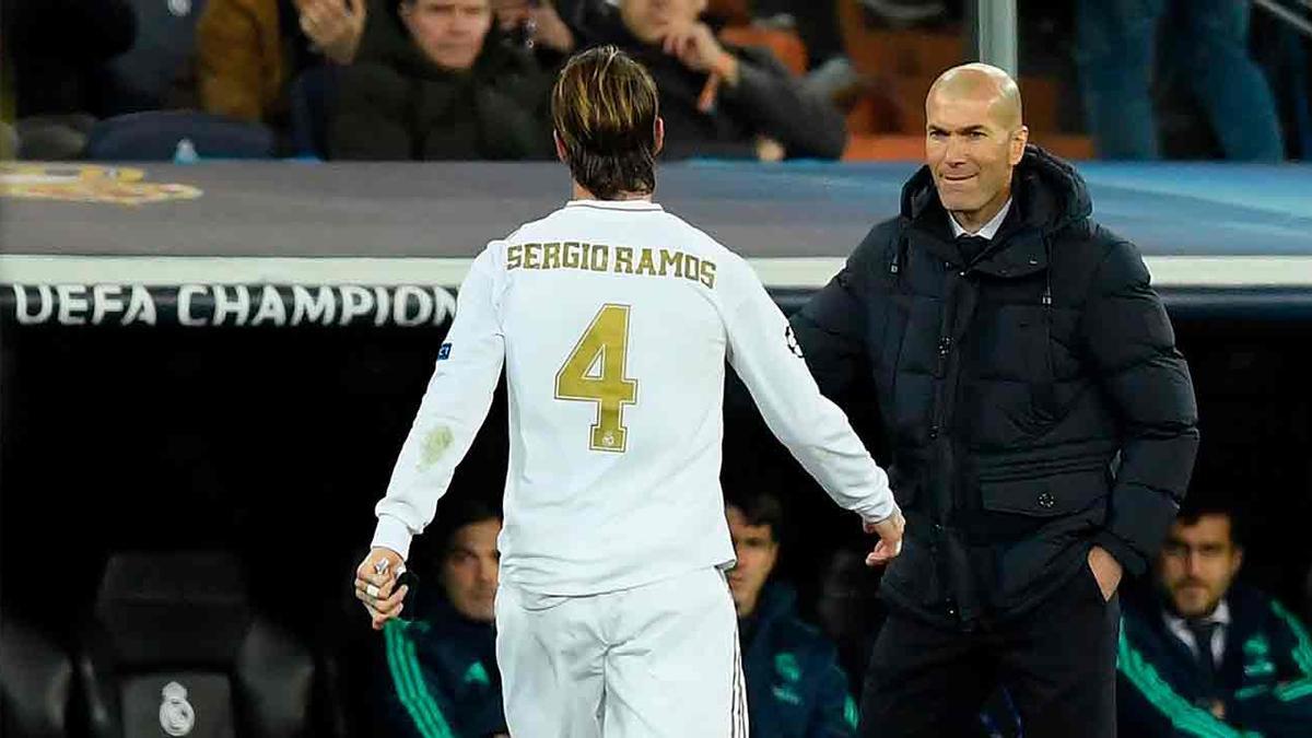 Zidane: "¿Sergio Ramos? En el fútbol nunca se sabe"
