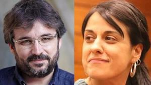 Jordi Évole y Anna Gabriel, en imágenes de archivo