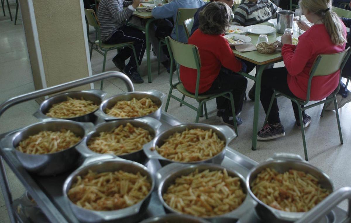 Los comedores escolares de Baleares tienen el menú más caro de España