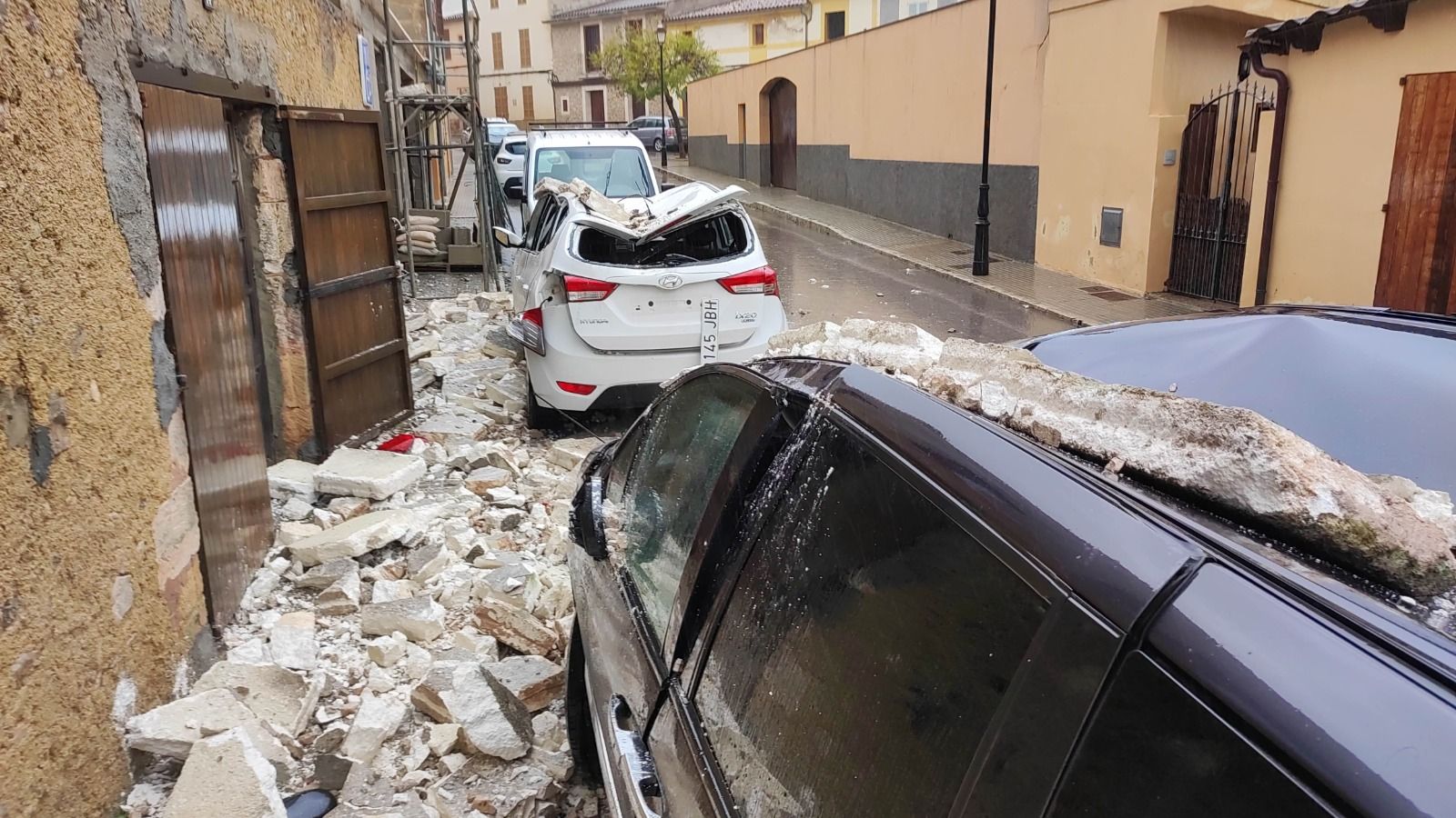 La borrasca Juliette deja abundantes daños en el Llevant de Mallorca