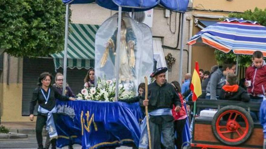 Orihuela: Romería de la Virgen de la Milagrosa.