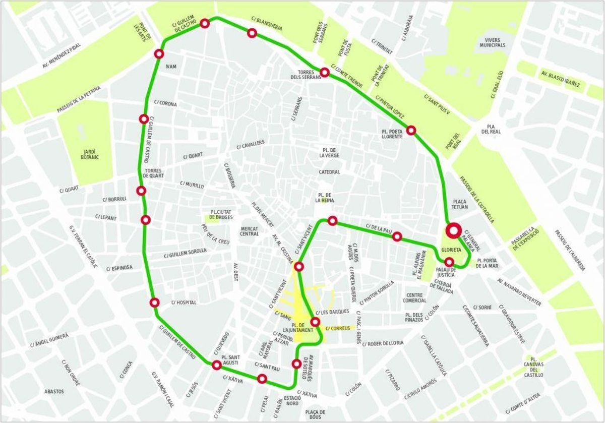 Los cambios y nuevas líneas en la EMT para después de Fallas
