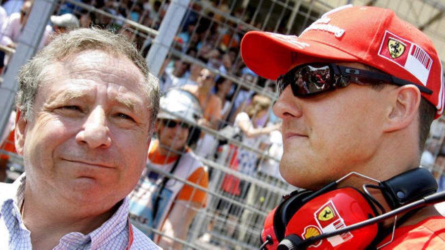 Jean Todt y Michael Schumacher, en una imagen de archivo