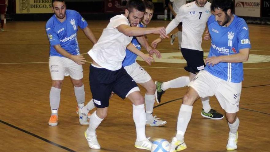 Los estradenses ya eliminaron al Prone Lugo en los cuartos de final de la Copa Xunta. // Bernabé