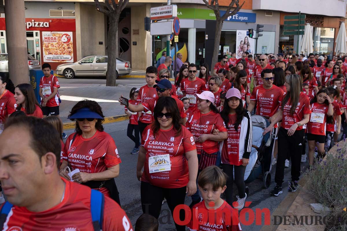 Marcha de la ONG Delwende en Caravaca