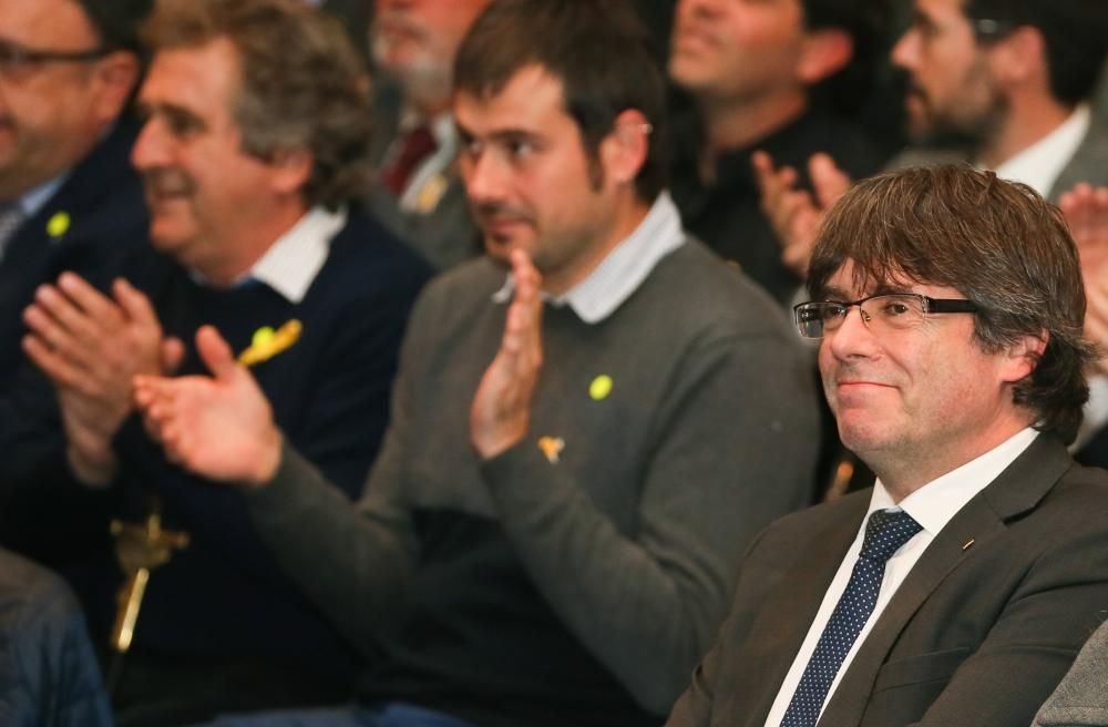 Puigdemont a l'acte de Brussel·les