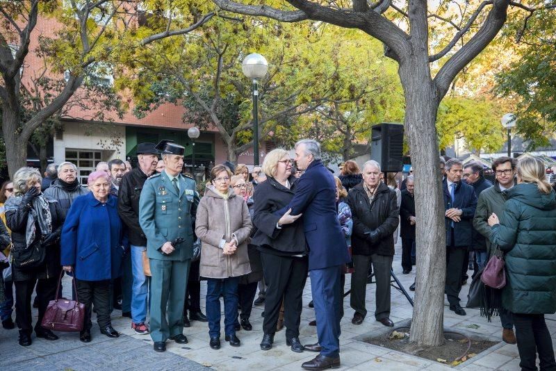 Homenaje a las víctimas de la casa cuartel de Zaragoza