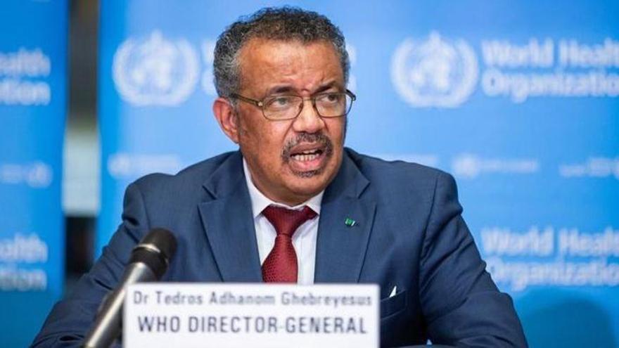 El director general de la Organización Mundial de la Salud (OMS), Tedros Adhanom Ghebreyesus.