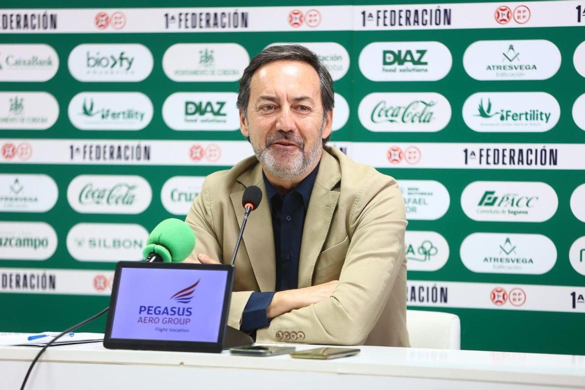 Antonio Fernández Monterrubio hace balance de la actualidad blanquiverde.