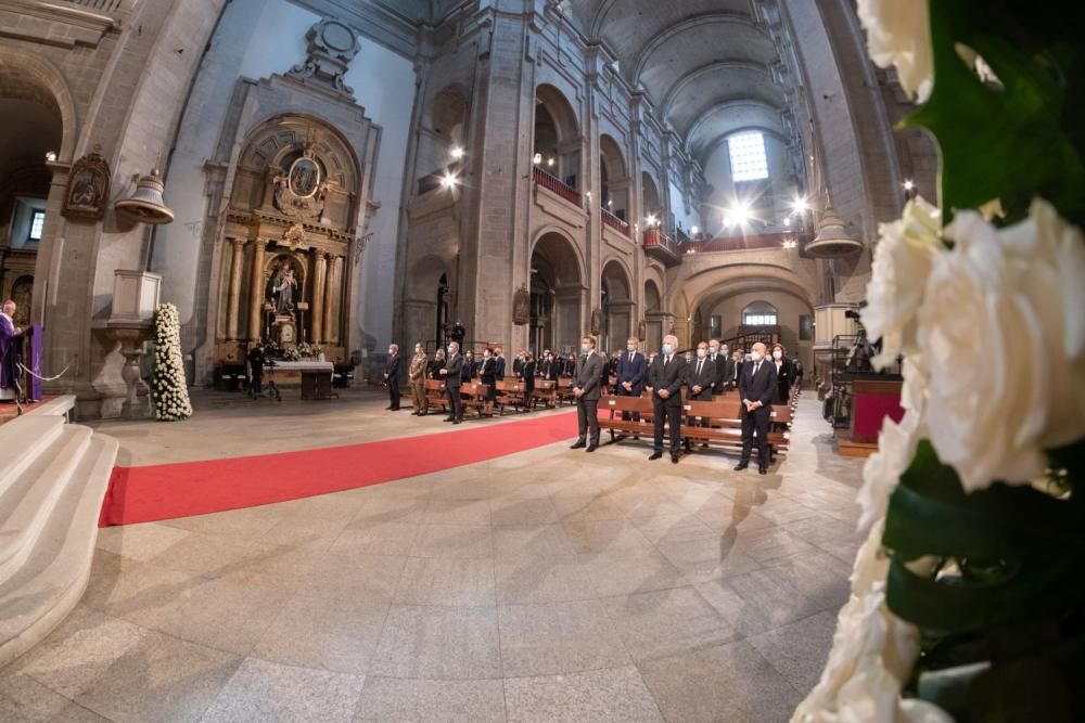 Galicia rinde homenaje a las víctimas del Covid-19. // EP