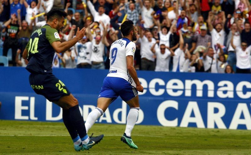 Sufrida victoria del Real Zaragoza contra el Sporting de Gijón