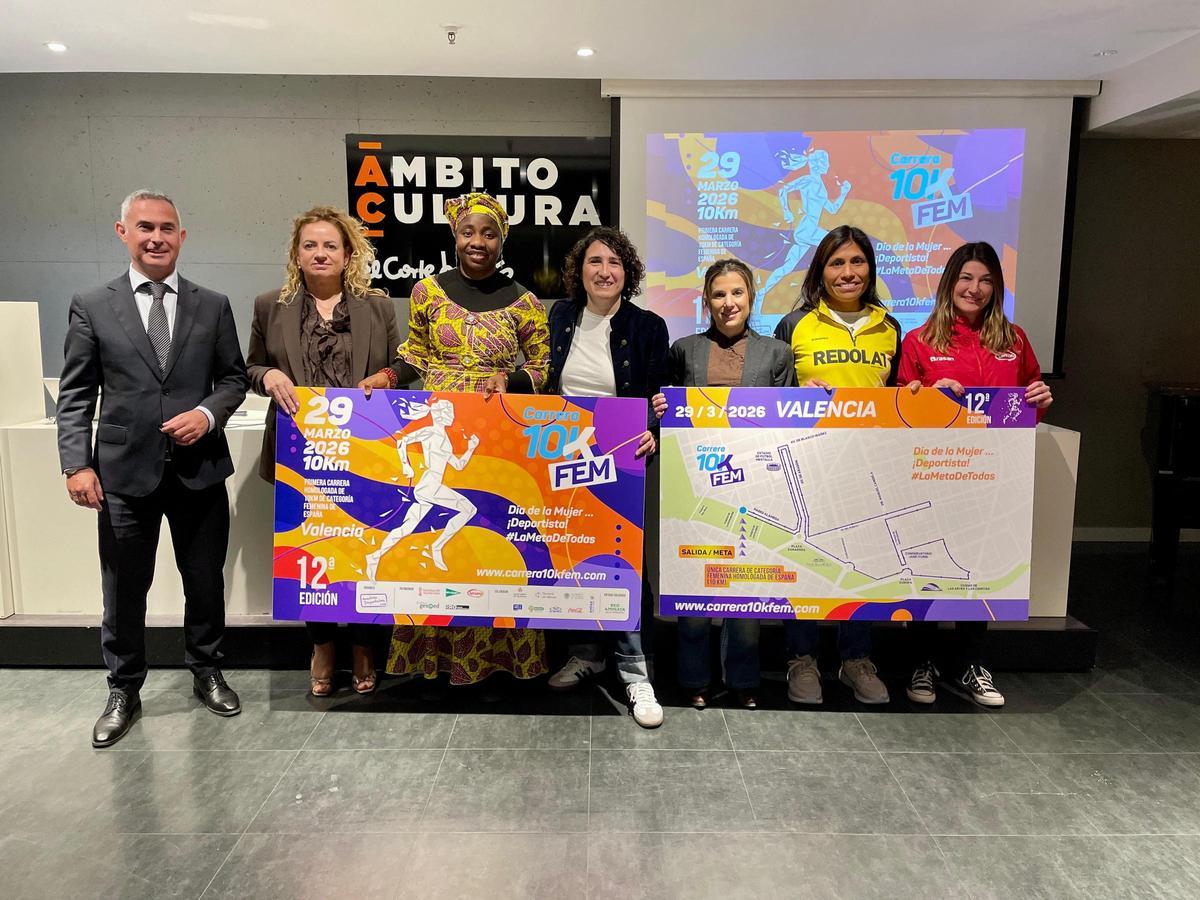 Presentación Carrera10KFem de València.