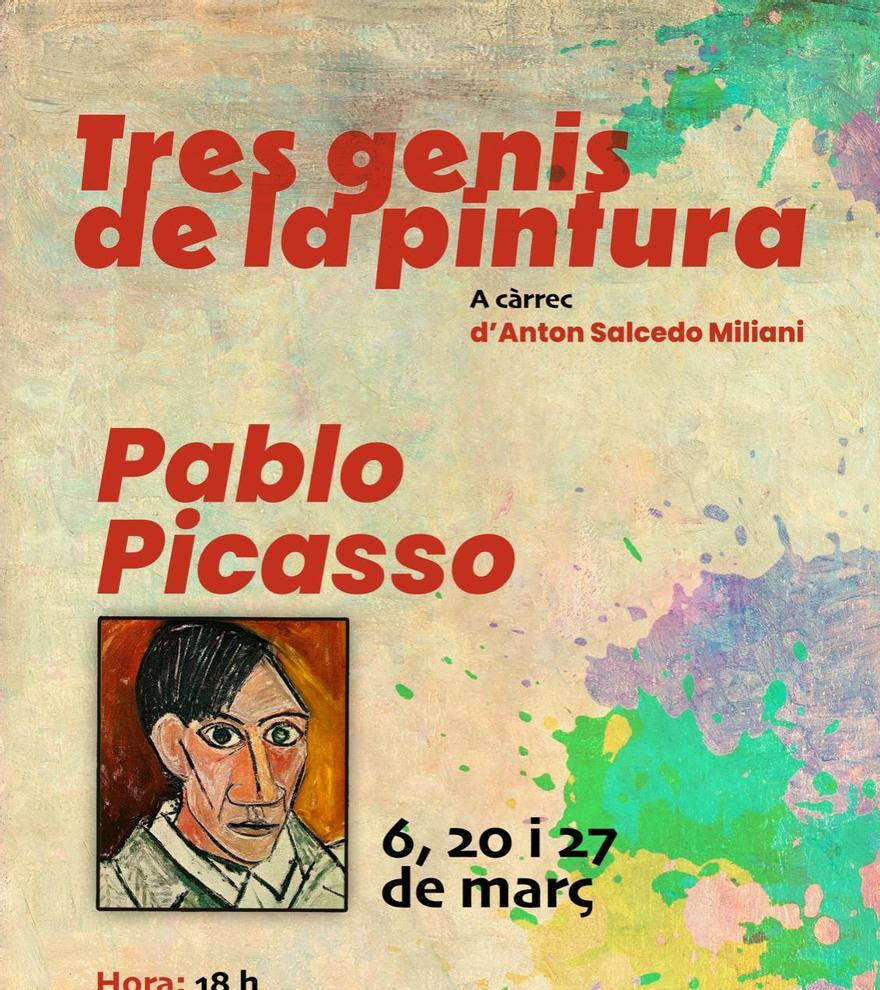 Tres genis de la pintura  Pablo Picasso