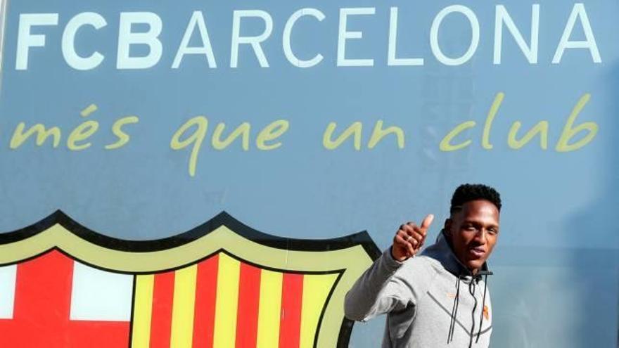 Yerry Mina arriba per «aprendre dels millors»