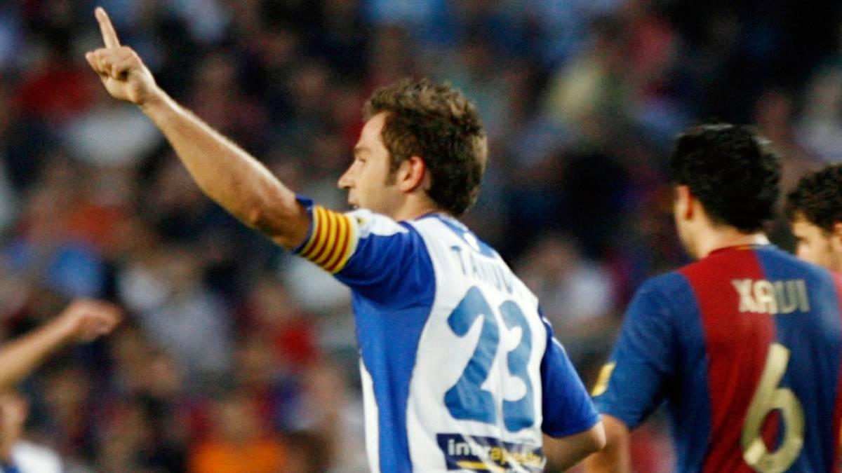 Tamudo celebra su gol en el Camp Nou de 2007 Tamudo celebra su gol en el Camp Nou de 2007