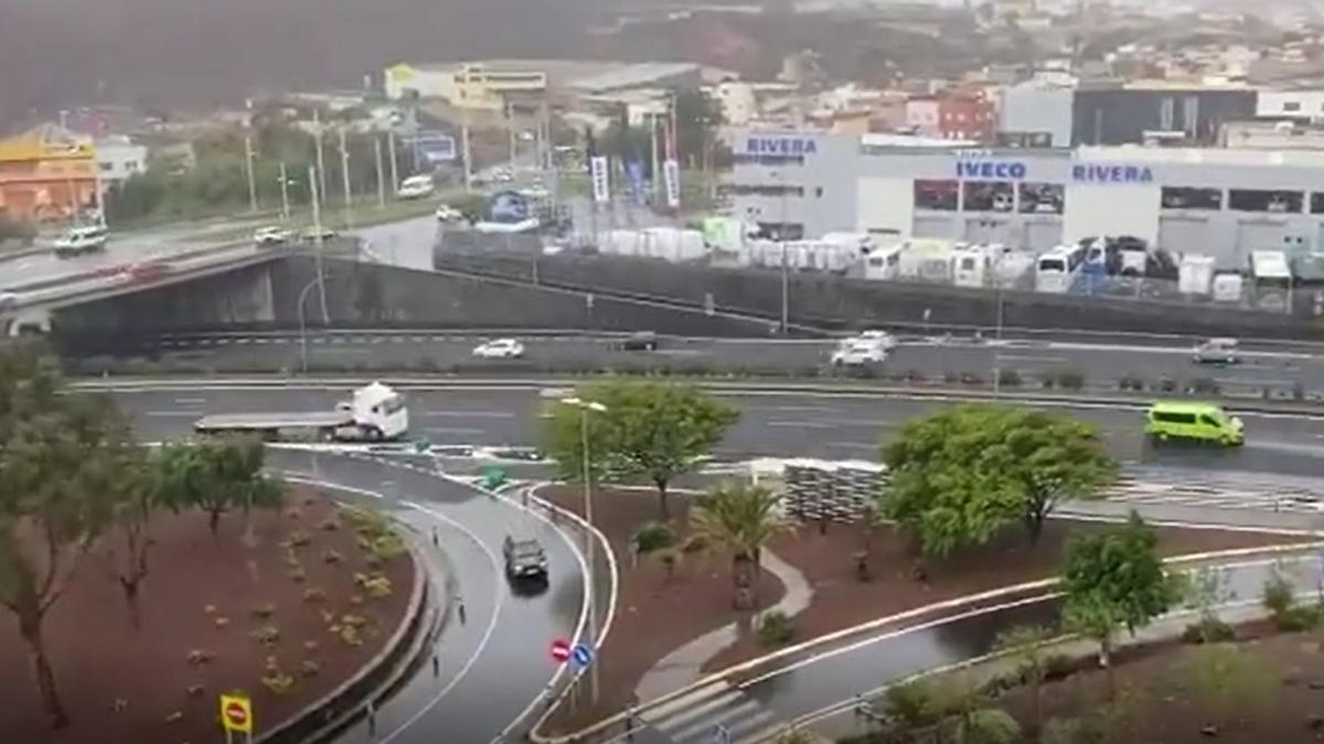 Palo de lluvia en Tenerife