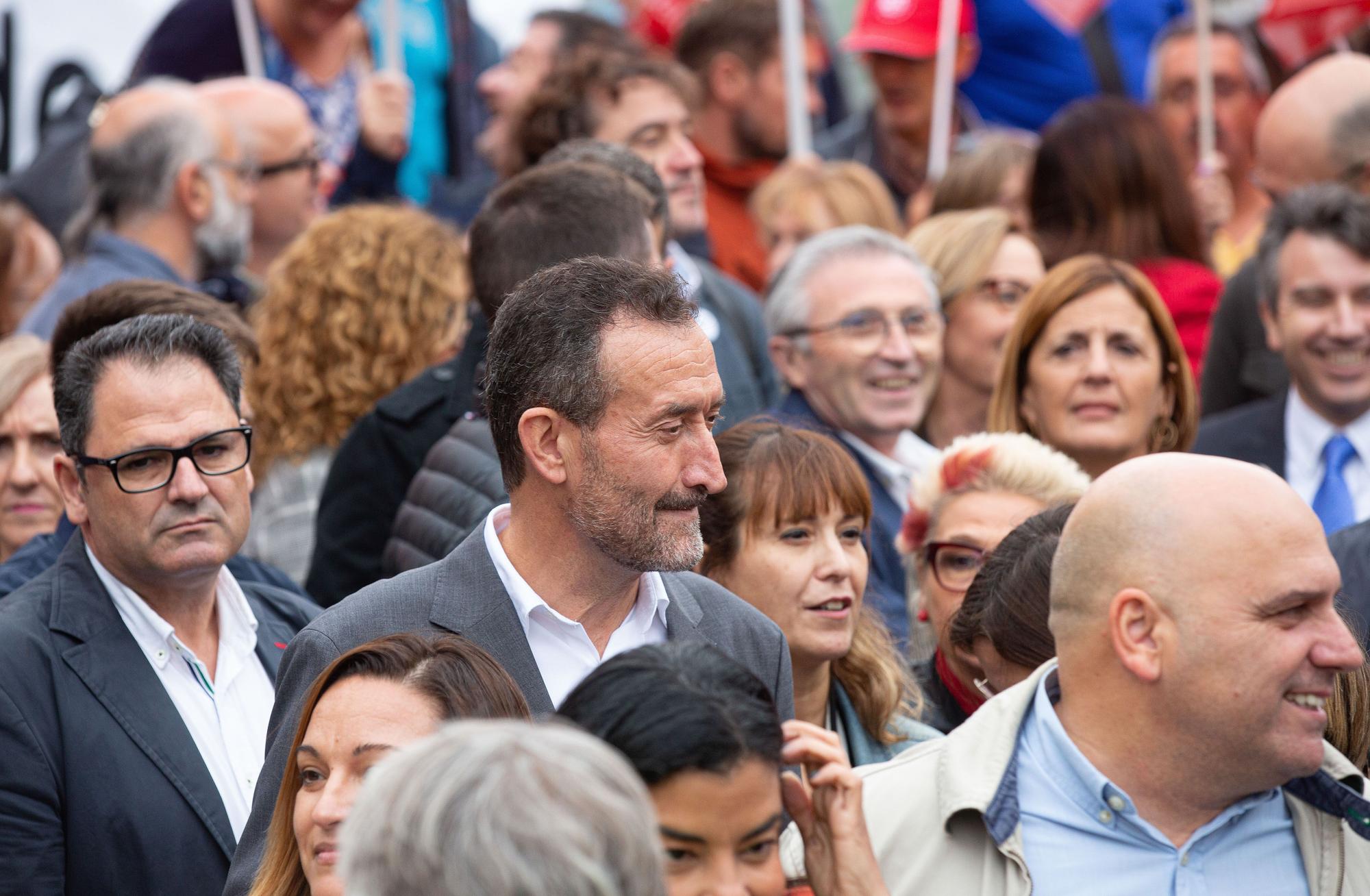 Concentración para reclamar una financiación justa para la provincia de Alicante