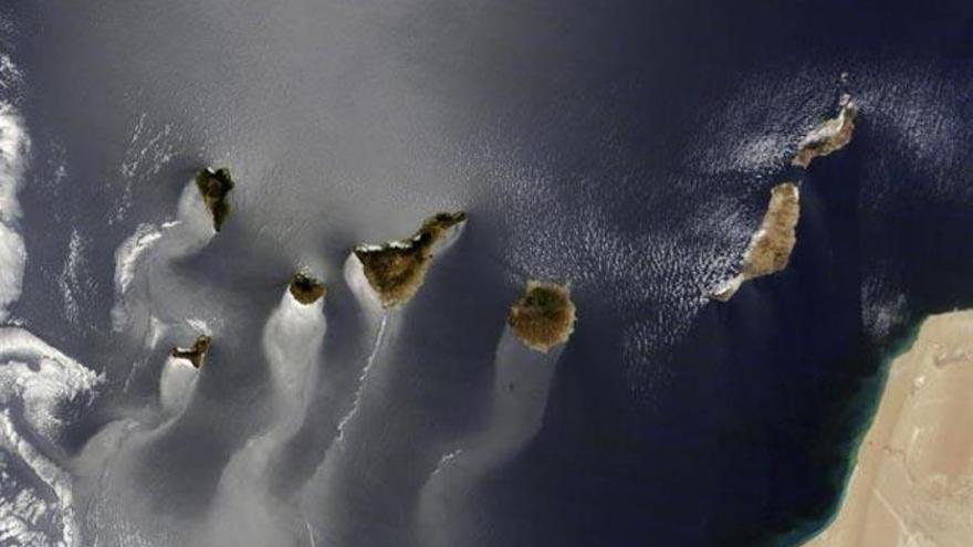 Foto de las Islas Canarias captadas desde el espacio, finalista a Imagen del Año de la NASA.