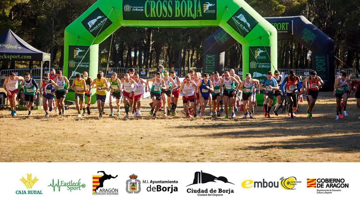 La zona del Calvario de Borja acogió el Regional de Cross en sus diferentes categorías el pasado 16 de enero. |