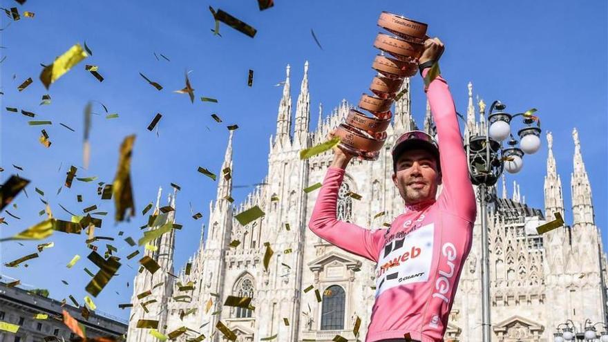 Dumoulin remonta en la última crono para llevarse el Giro