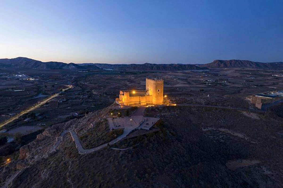Vistas desde el mirador del Castillo de Jumilla