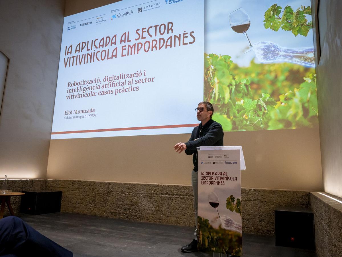 Les imatges de la jornada 'IA aplicada al sector vitivinícola empordanès. L'acte organitzat per  EMPORDÀ, Prensa Ibérica i Celler Perelada, posarà el focus en l’impacte d’aquesta tecnologia sobre la competitivitat del sector vitivinícola i l’hostaleria.