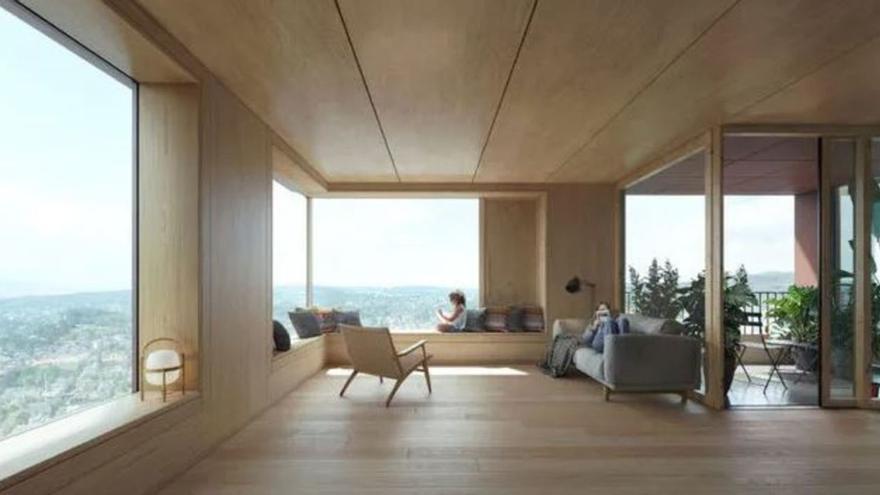 L’edifici de fusta més gran del món farà 100 metres  i es construirà a Suïssa