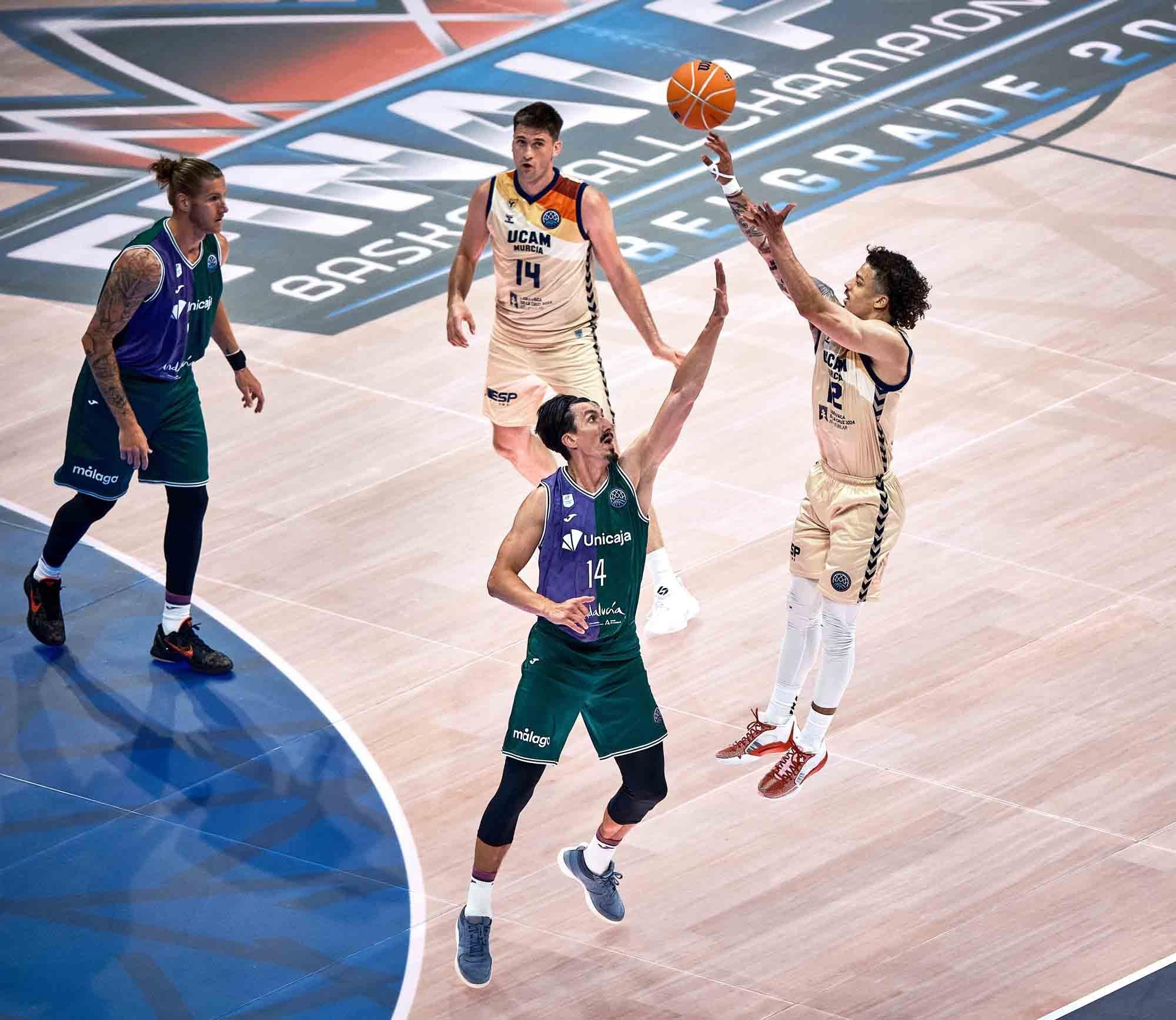 El UCAM Murcia - Unicaja de la Final Four de la BCL, en fotos