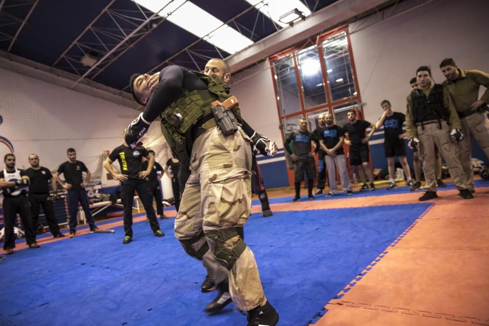 La Tenderina, en Oviedo, practica el Krav Maga