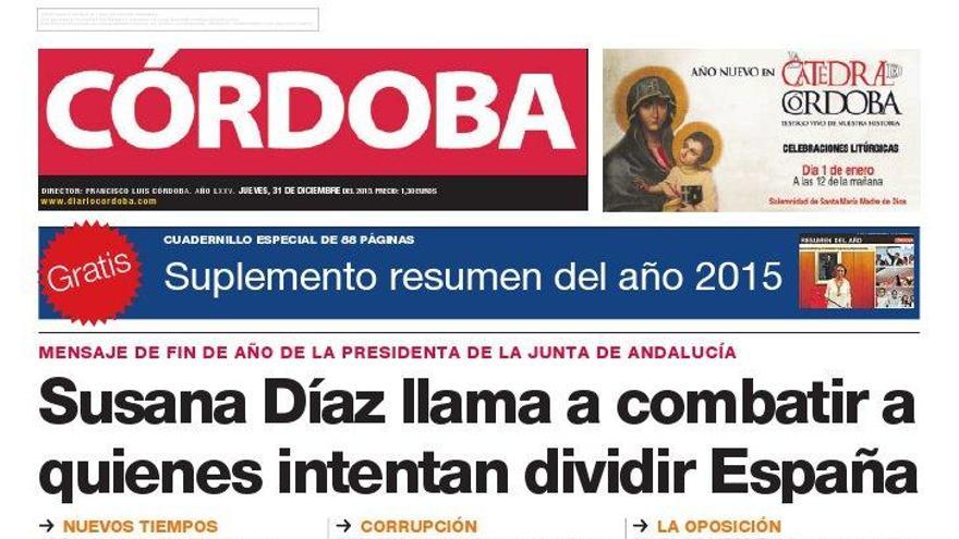 La portada de CÓRDOBA