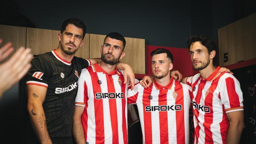 EN IMÁGENES: Así es la nueva camiseta del Sporting de Gijón