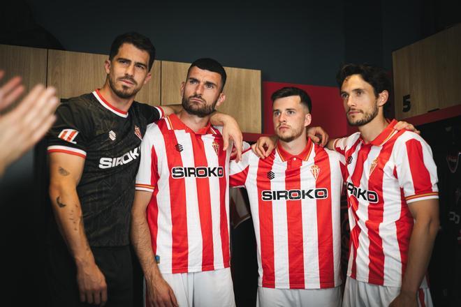 EN IMÁGENES: Así es la nueva camiseta del Sporting de Gijón