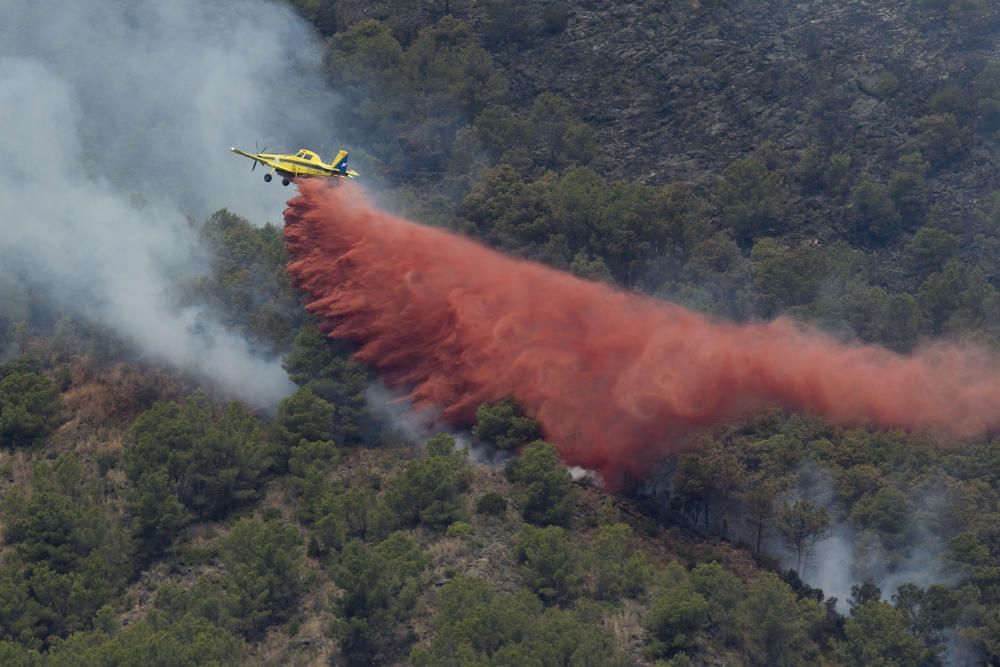 Imagen del incendio de Artana