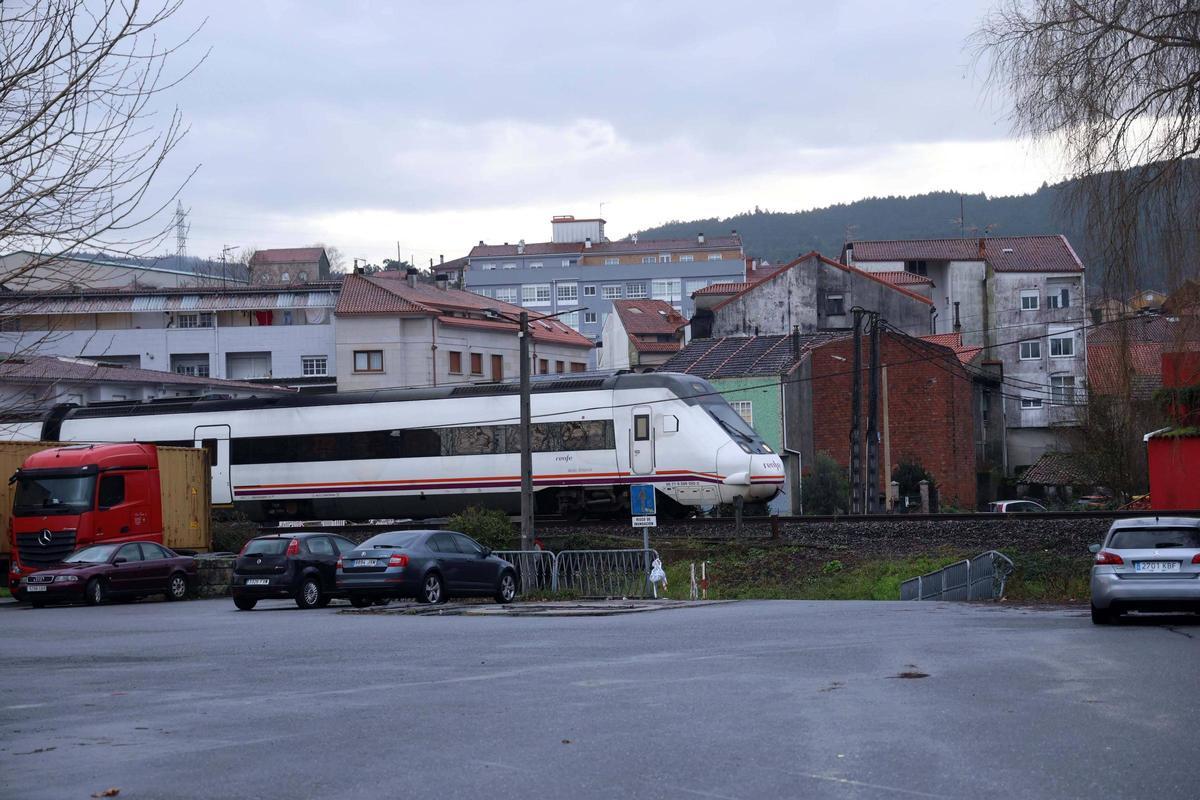 El centro de Pontecesures.