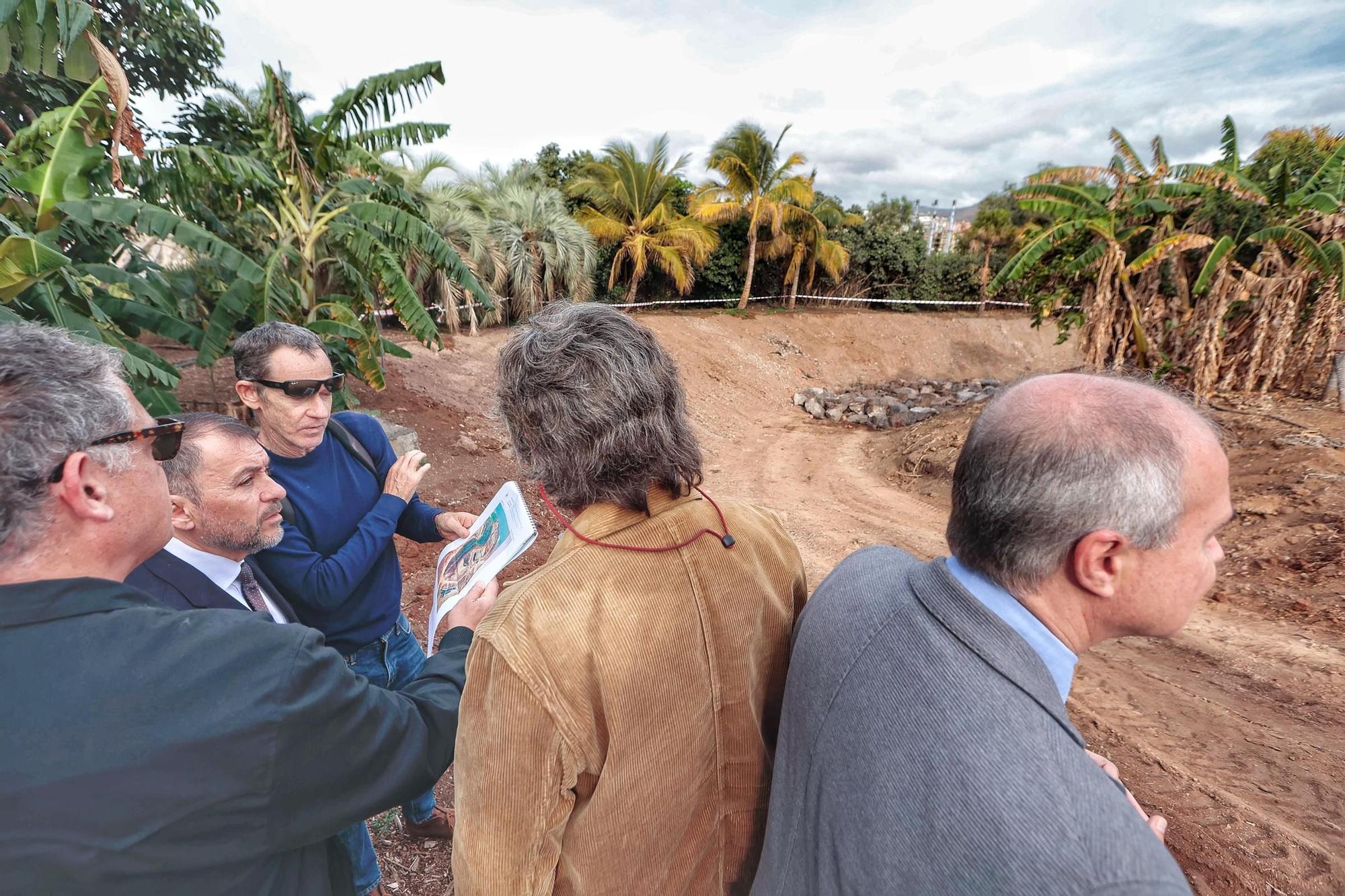 Presentación de las obras  del Palmétum, en Santa Cruz