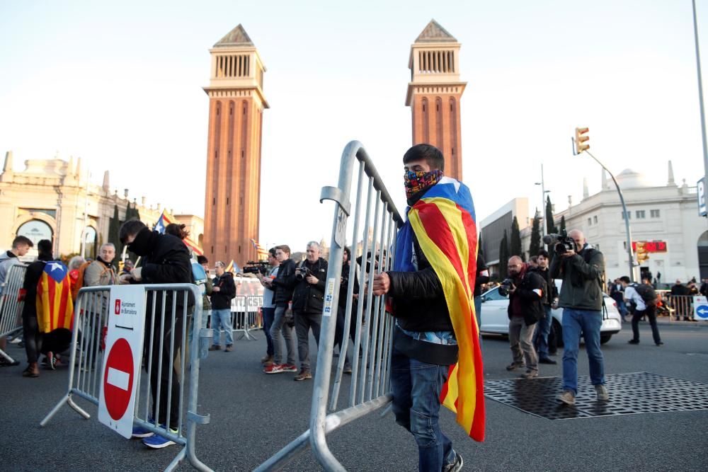 Protesta per la presència del Rei a BCN