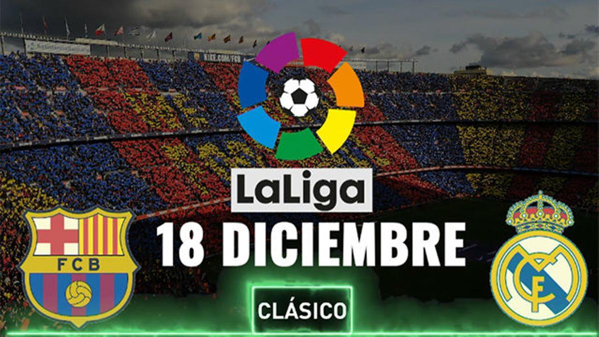 El Clásico tiene nueva fecha oficial: 18 de diciembre